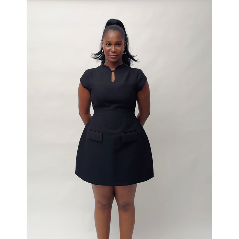 Everyday Pocket Mini Dress – Taupe