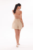 The Signature Hourglass Playsuit - All Nude