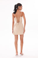 The Everyday Mini Bustier Dress - All Nude