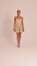 The Signature Hourglass Playsuit - All Nude