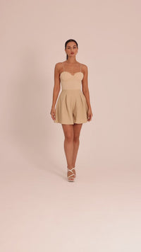 The Signature Hourglass Playsuit - All Nude